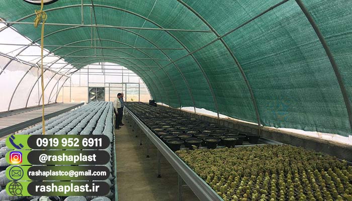 تولیدی شید گلخانه 80 درصد + شید مناسب گلخانه 3 فروش توری سایبان در سیرجان (شید گلخانه)